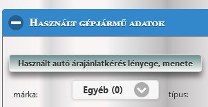Használt autó vásárlás árajánlatkérés